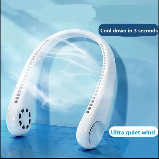 Portable Neck Fan – Hands-Free Cooling