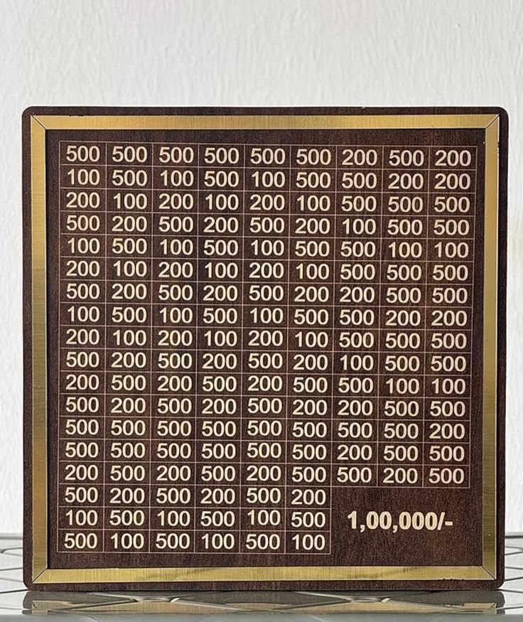 1000/2000/3000/5000/10000 Euro Money Box Wooden Piggy Bank Money Vault Savings Box Challenge Cash Storage Case