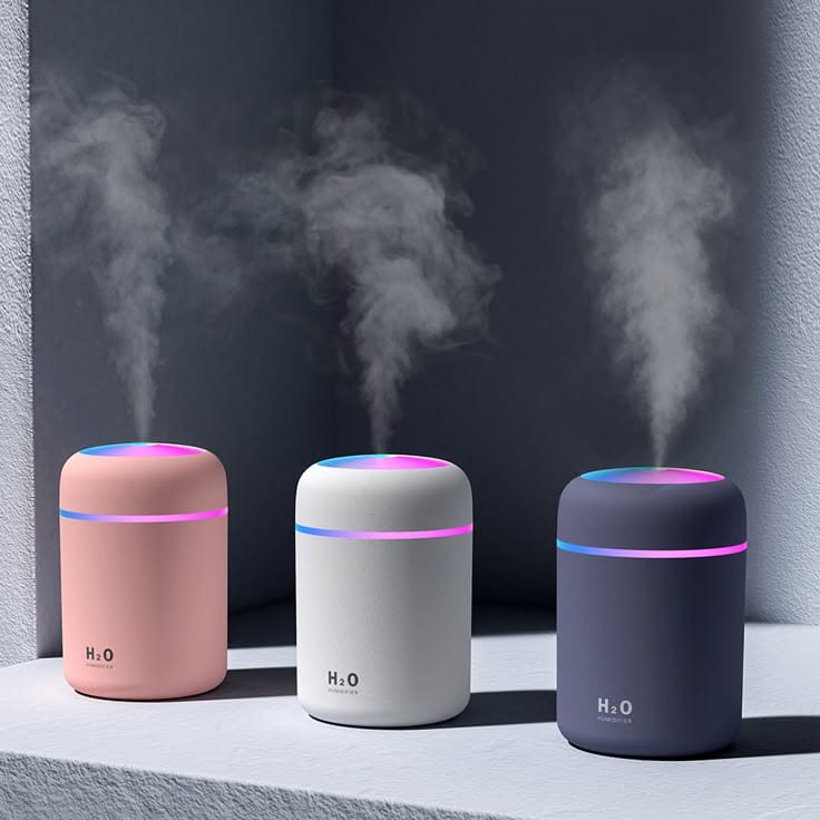 Ultra-Quiet Ultrasonic Humidifier for Home & Office Use