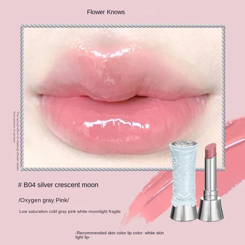 Flower Knows Swan Ballet Solid Lip Glaze Mirror Lipstick