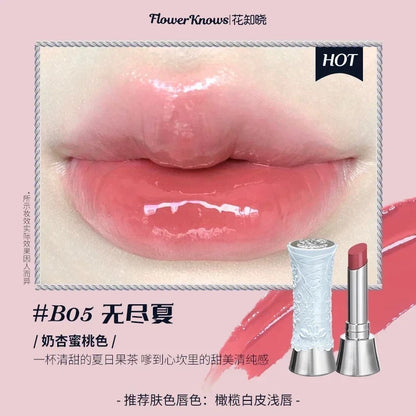 Flower Knows Swan Ballet Solid Lip Glaze Mirror Lipstick