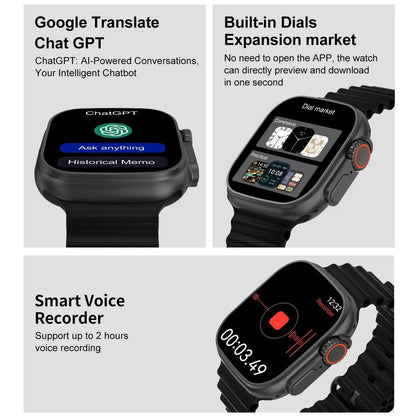 GPS Smart Watch 10 ultra 3 Pro MAX Gen2 49mm Amoled Screen