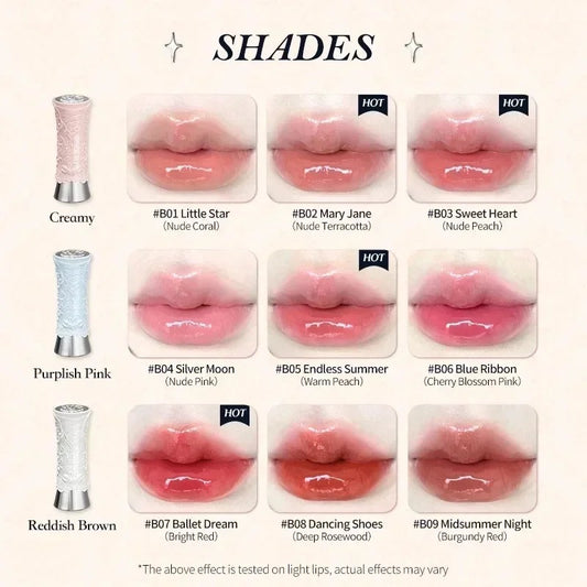 Flower Knows Swan Ballet Solid Lip Glaze Mirror Lipstick