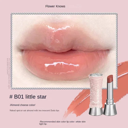 Flower Knows Swan Ballet Solid Lip Glaze Mirror Lipstick