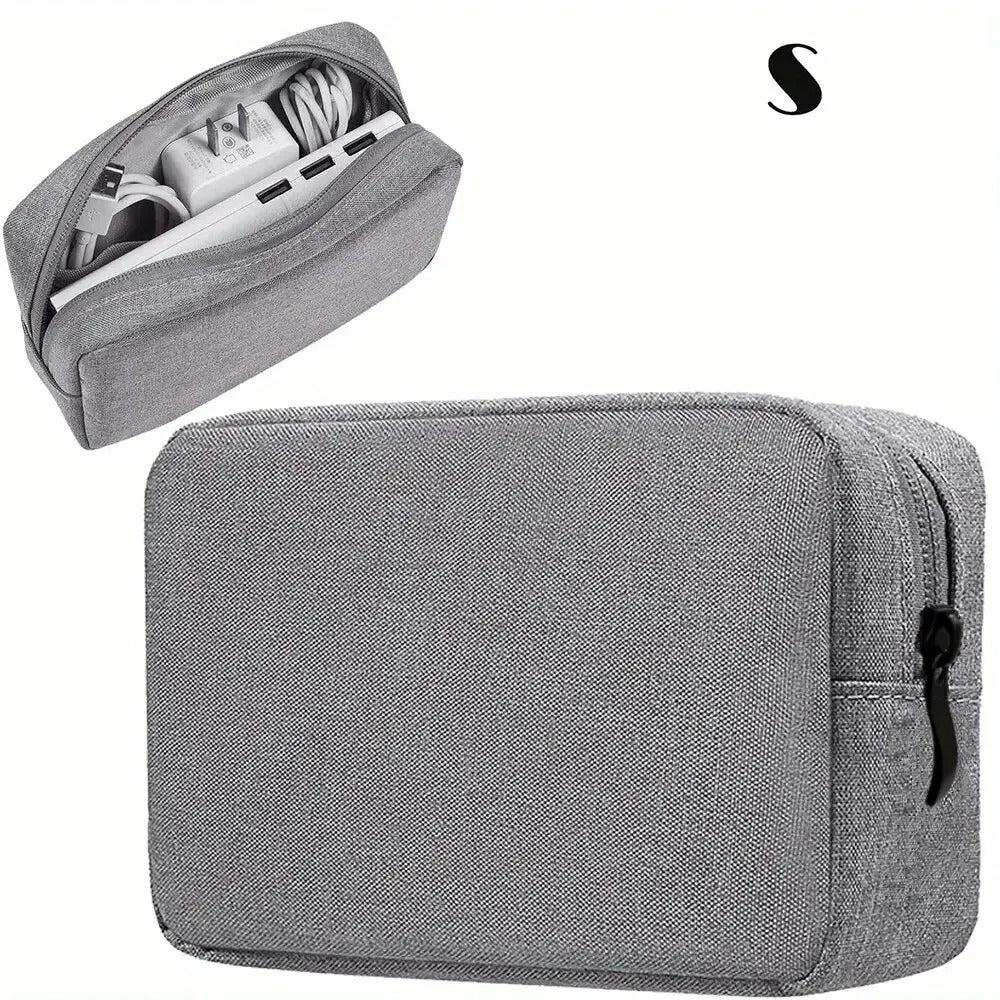 Digital Portable Organizer Case for Headphones Travel Closet Storage Bag