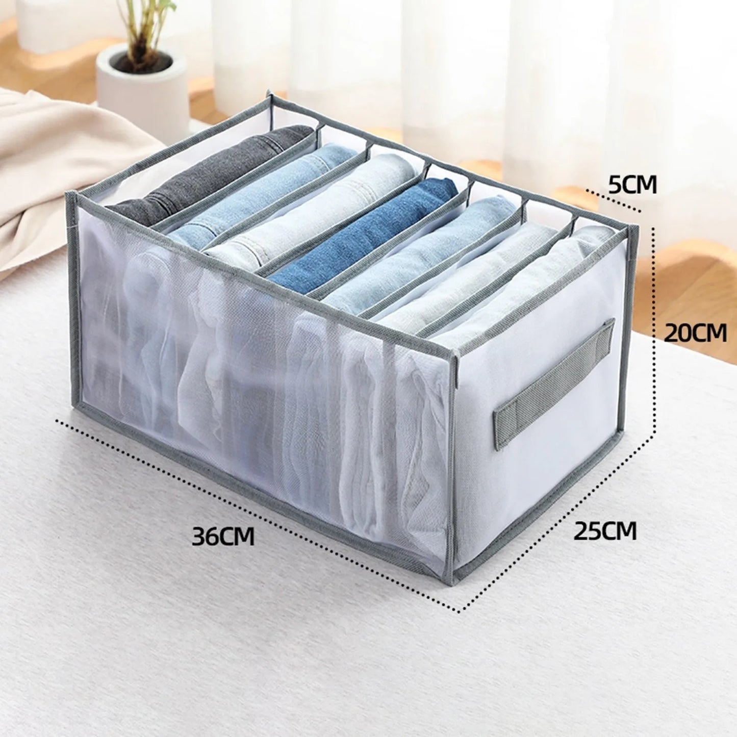 Folding Closet Storage Box for Bras, Socks & Underwear