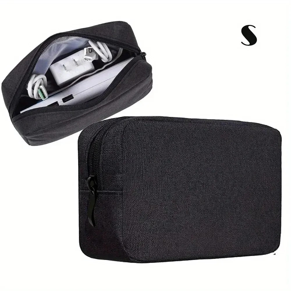 Digital Portable Organizer Case for Headphones Travel Closet Storage Bag