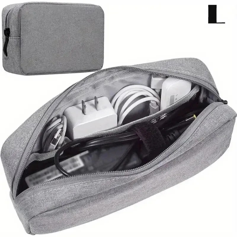 Digital Portable Organizer Case for Headphones Travel Closet Storage Bag