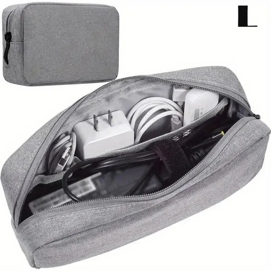 Digital Portable Organizer Case for Headphones Travel Closet Storage Bag